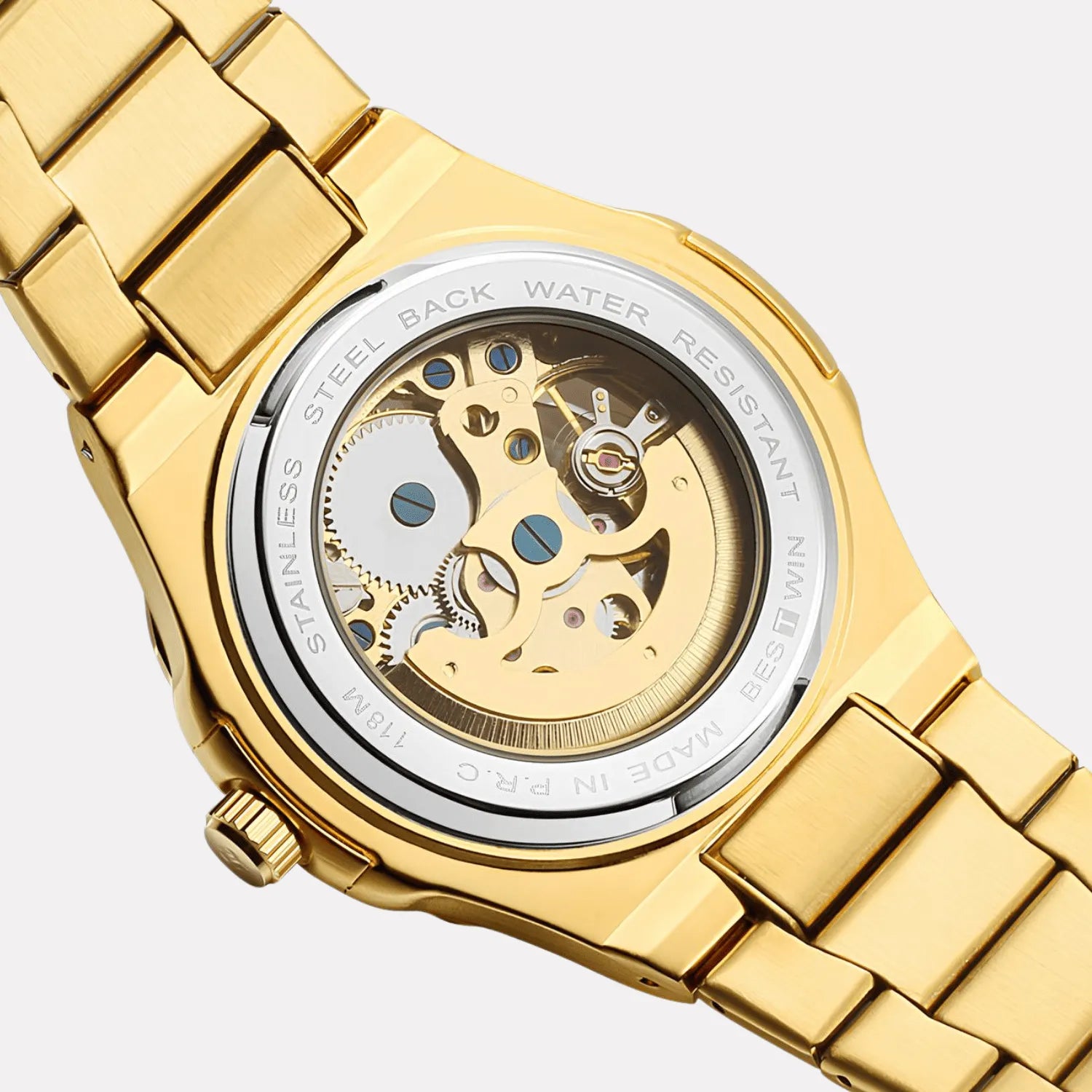 Relógio Masculino Dourado Modelo MT-03 Gold