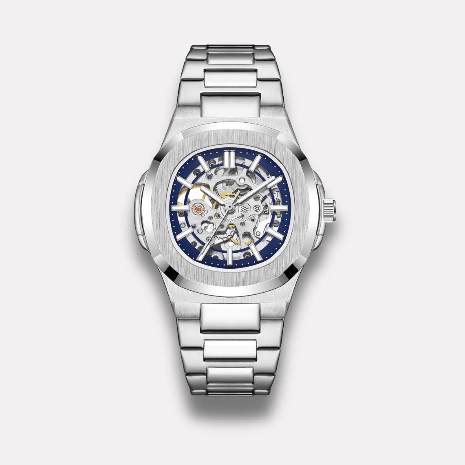Relógio Masculino Prata Modelo MT-03 Silver