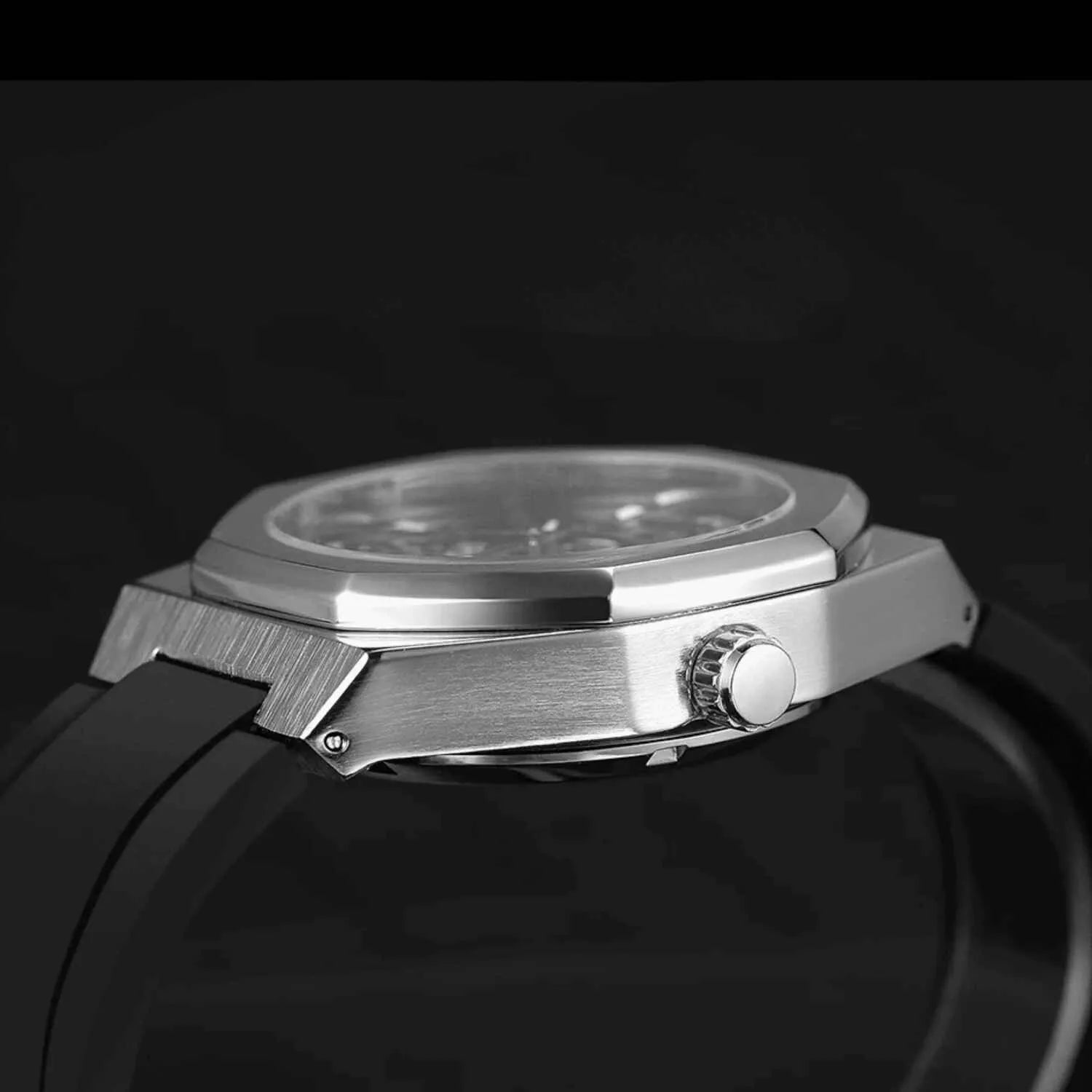 Relógio Masculino Prata Modelo MT-01 Silver