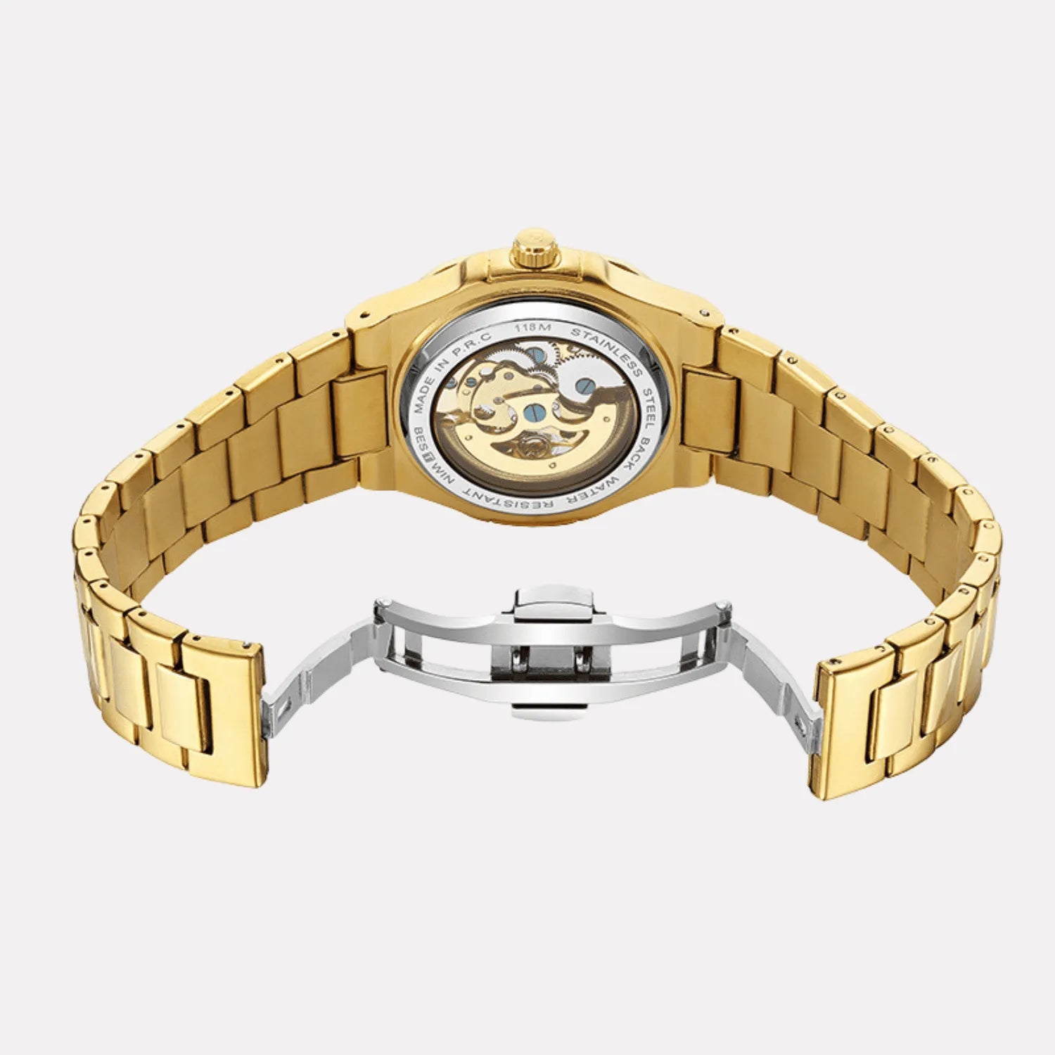 Relógio Masculino Dourado Modelo MT-03 Gold