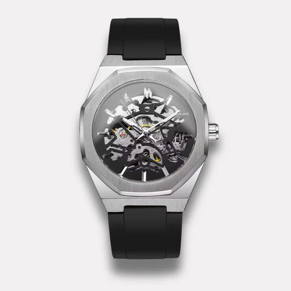 Relógio Masculino Prata Modelo MT-01 Silver