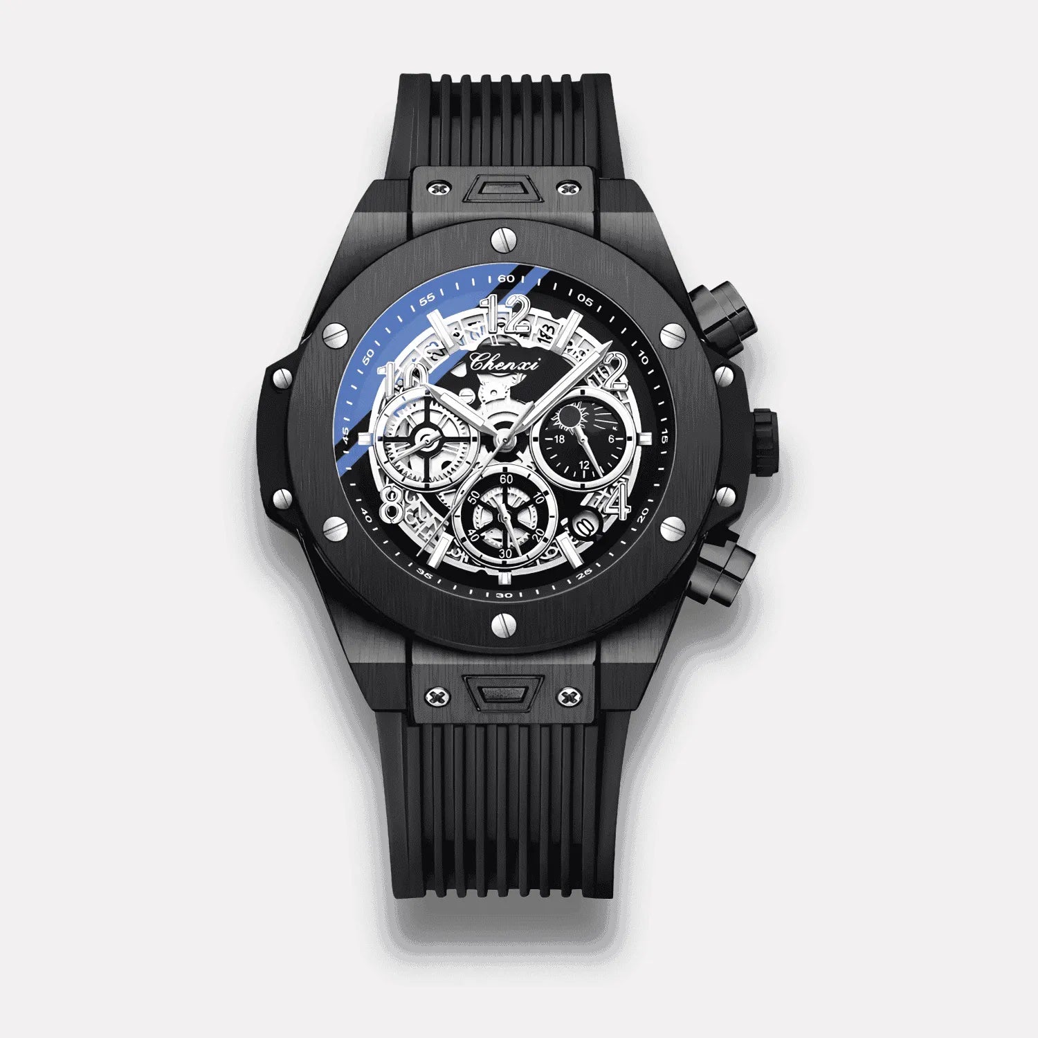 Relógio Masculino Preto Modelo MT-02 Black