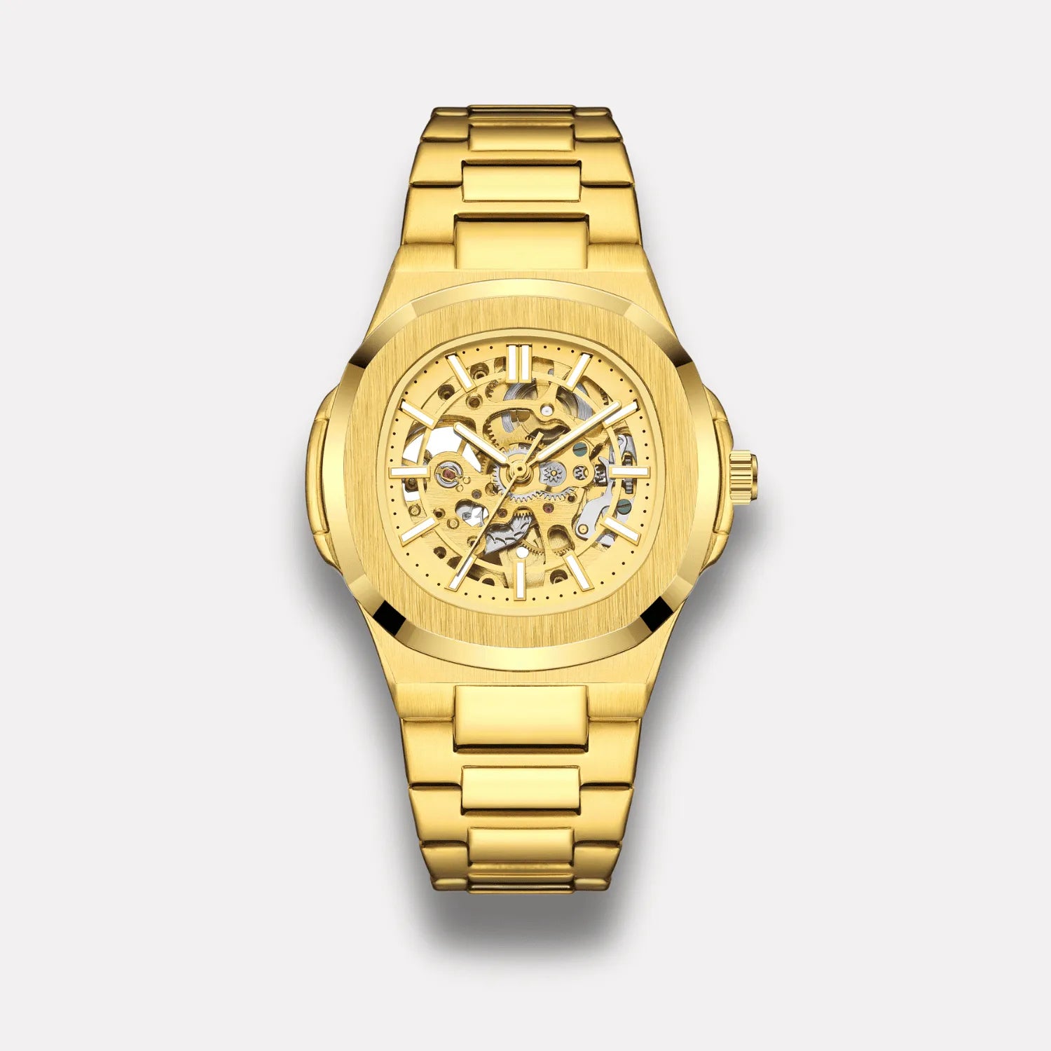 Relógio Masculino Dourado Modelo MT-03 Gold